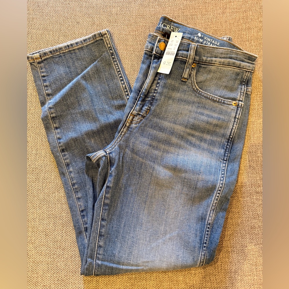 J. Crew Vintage Slim Straight Denim